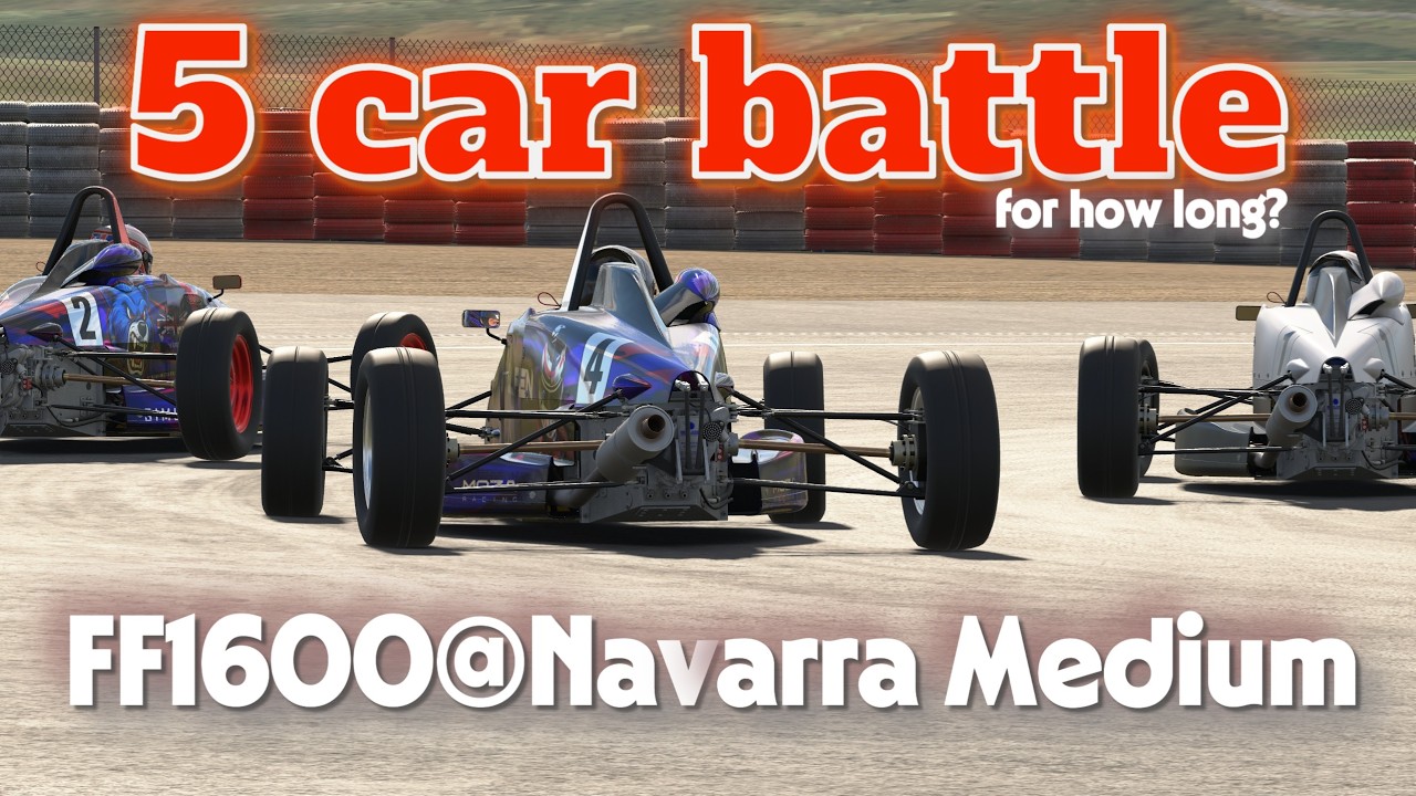 Five Cars Up Front… For How Long? | FF1600 @ Navarra (2.5K SOF)