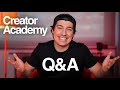 Creator Academy QnA