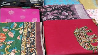 KANTHA SAREES| APPLIQUE COTTON SAREES| DAILY WEAR SAREES |14 APR 23| NEIDHAL.COM 1827 screenshot 5