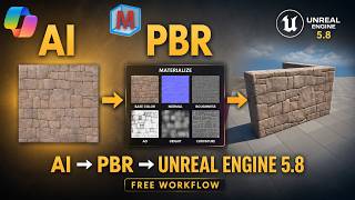 IA + Materialize: FREE - Crear Materiales PBR en Unreal Engine 5