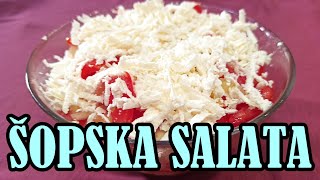 Šopska salata pravi recept. Kako se pravi šopska salata - Šopska salata najbolji recept Resimi