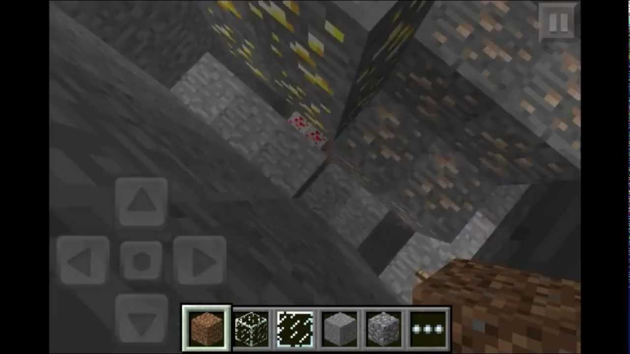 Minecraft Pocket Edition Awesome Seed Iron,Gold,Redstone,Diamonds