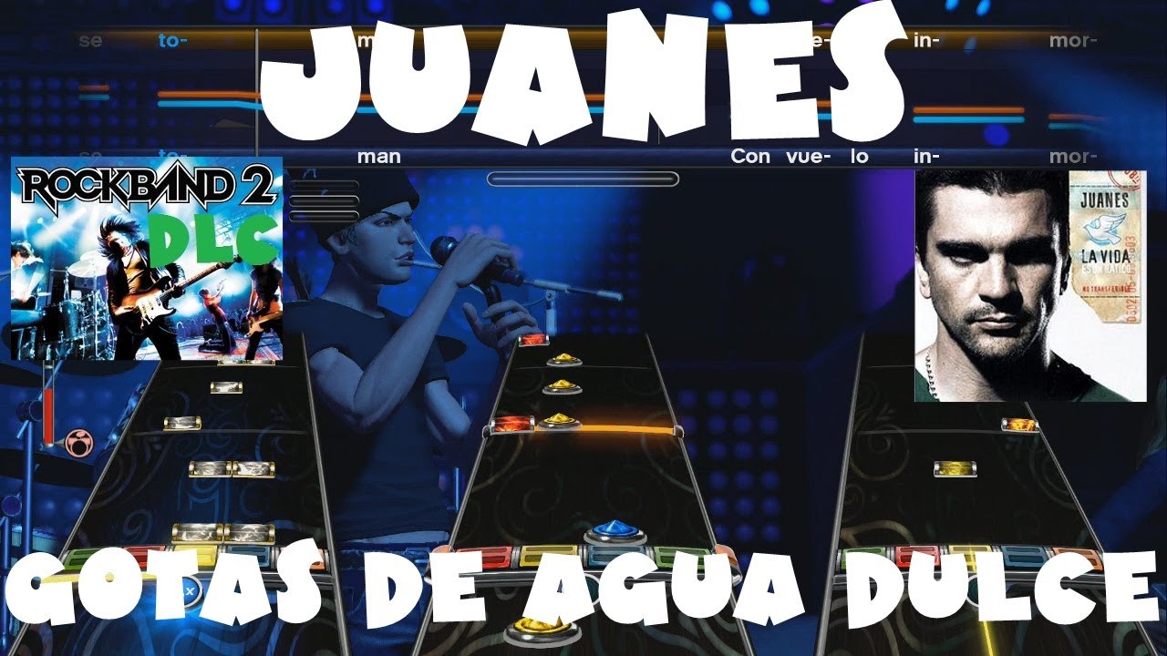Juanes Gotas de Agua Dulce Rock Band 2 DLC Expert Full Band (July 27th, 2010) YouTube