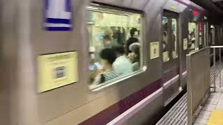 Osaka metro谷町線30000系5編成八尾南行き到着シーン