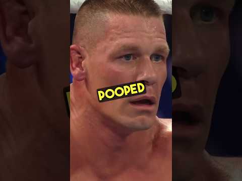 John Cena Pooped His Pants In The Ring #wwe