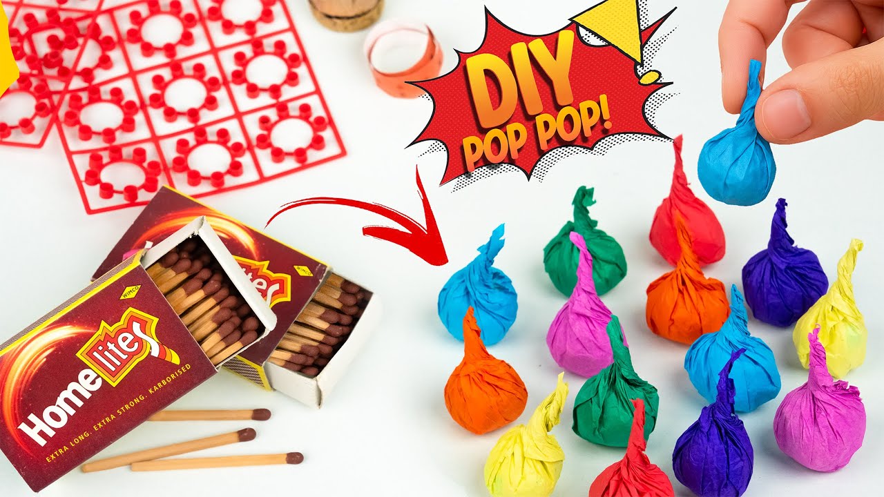 How To Make POP POP Crackers From Matchsticks 100 Working Pop It how-to-make-pop-pop-crackers-from-matchsticks-100-working-pop-it