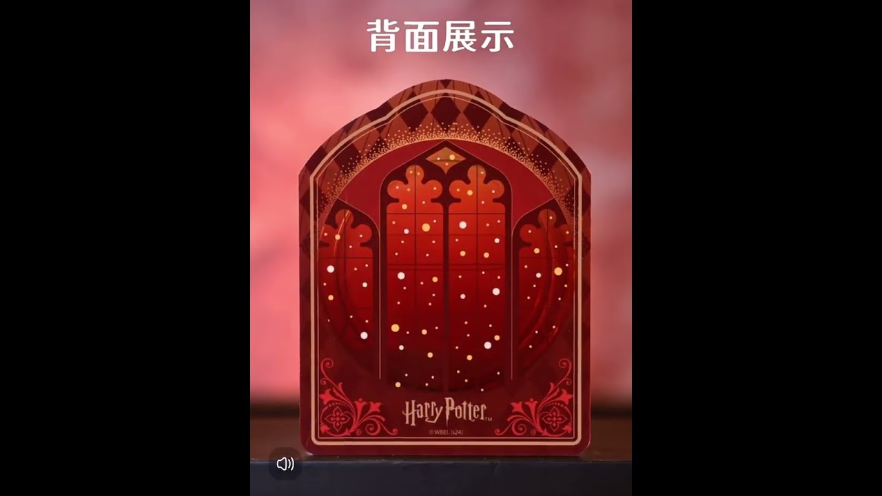 ハリーポッター 缶バッジフレーム 立体アクリルスタンド背景 海外限定