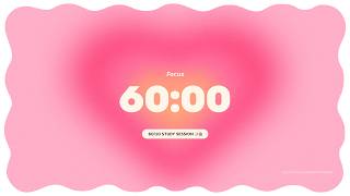 Study with me 🧠🧸 Aesthetic Focus Pomodoro Timer 8x60 | 9h 40m Exam Studying