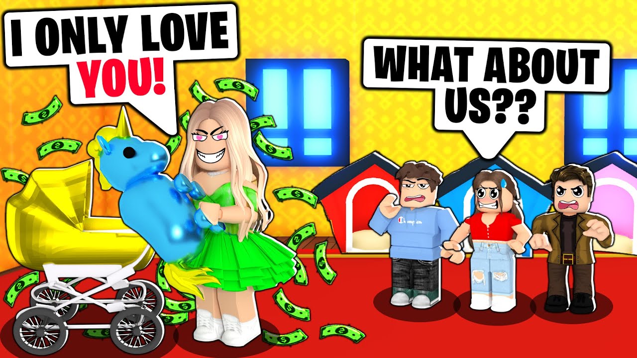 *RICH MOM* Only Adopted Us For Our DIAMOND PET... She Had An EVIL PLAN! (Roblox Adopt Me)