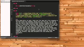 HTML: Sublime Text Tour