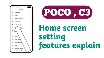 POCO C3 , Home screen setting Hidden features How to use