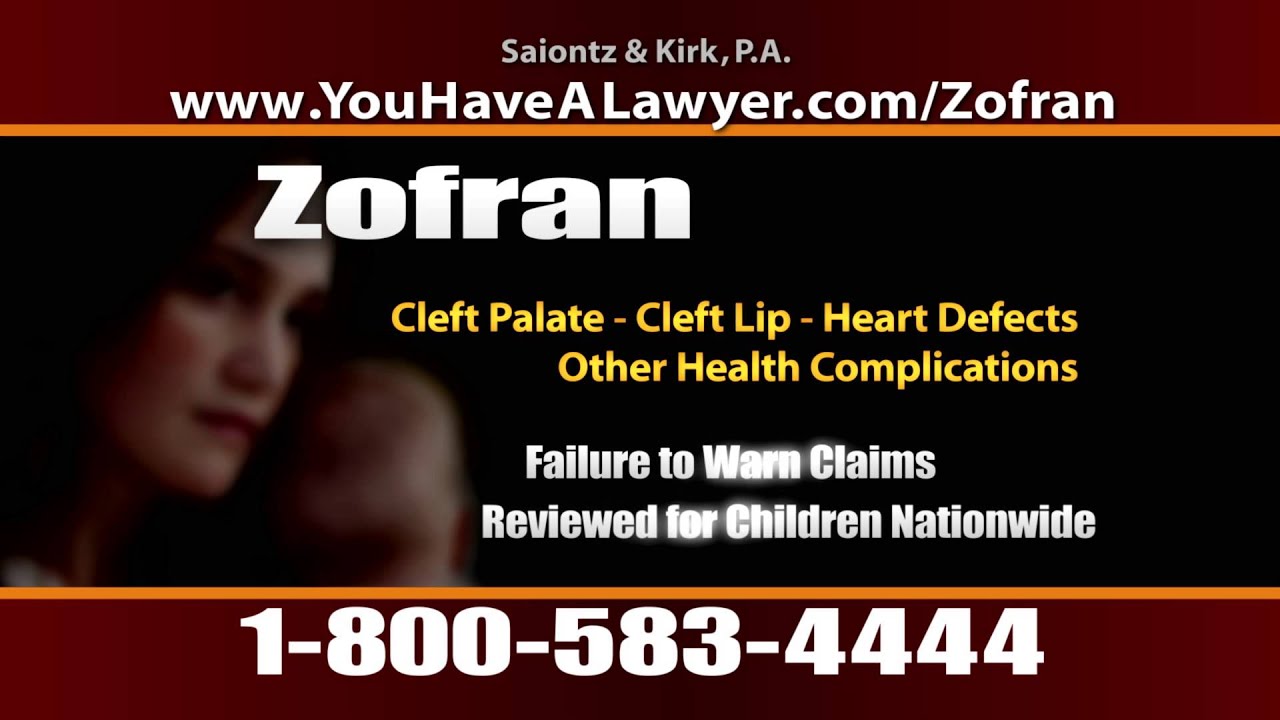 zofran pregnancy class action lawsuit
