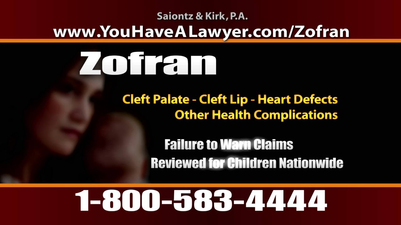 Zofran Pregnancy Risk Lawsuit YouTube