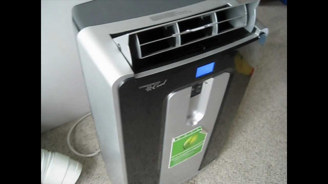 Haier portable AC 12000 BTU 4 in 1, eco friendly - YouTube