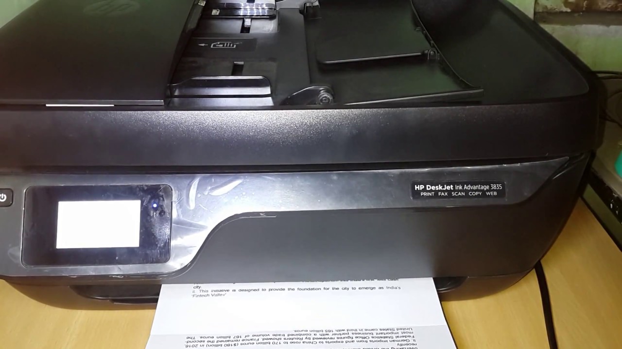 HP DESKJET 3835. how to use Automatic Feeder and Flatbed ...