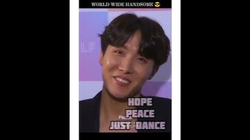 BTS JIN says World wide handsome EVERYDAY #JIN #WWH #jk #v #suga #rm #jhope #jimin #bts2020