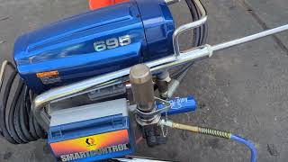 Graco Ultra Max 695 Airless Paint Sprayer with Smart Control, Spray Gun & Hose