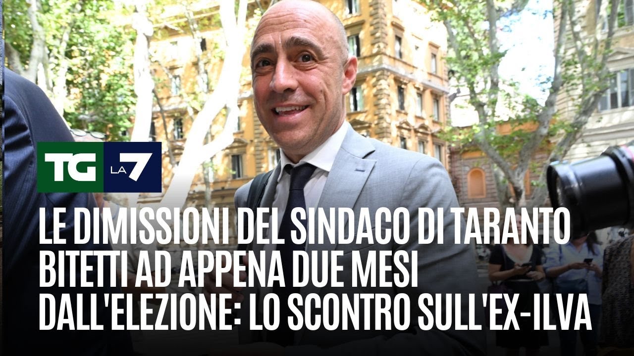 Le dimissioni del sindaco di Taranto Bitetti dopo due mesi dall'elezione: lo scontro sull'ex-Ilva