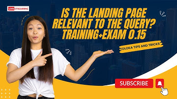 Is the landing page relevant to the query? training+exam 0.15