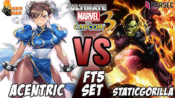 UMVC3 Parsec FT5 Set - Acentric VS StaticGorilla