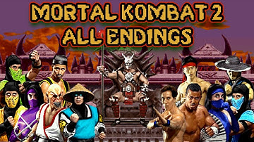Mortal Kombat 2 | All Arcade Endings | Mortal Kombat: Legacy Kollection