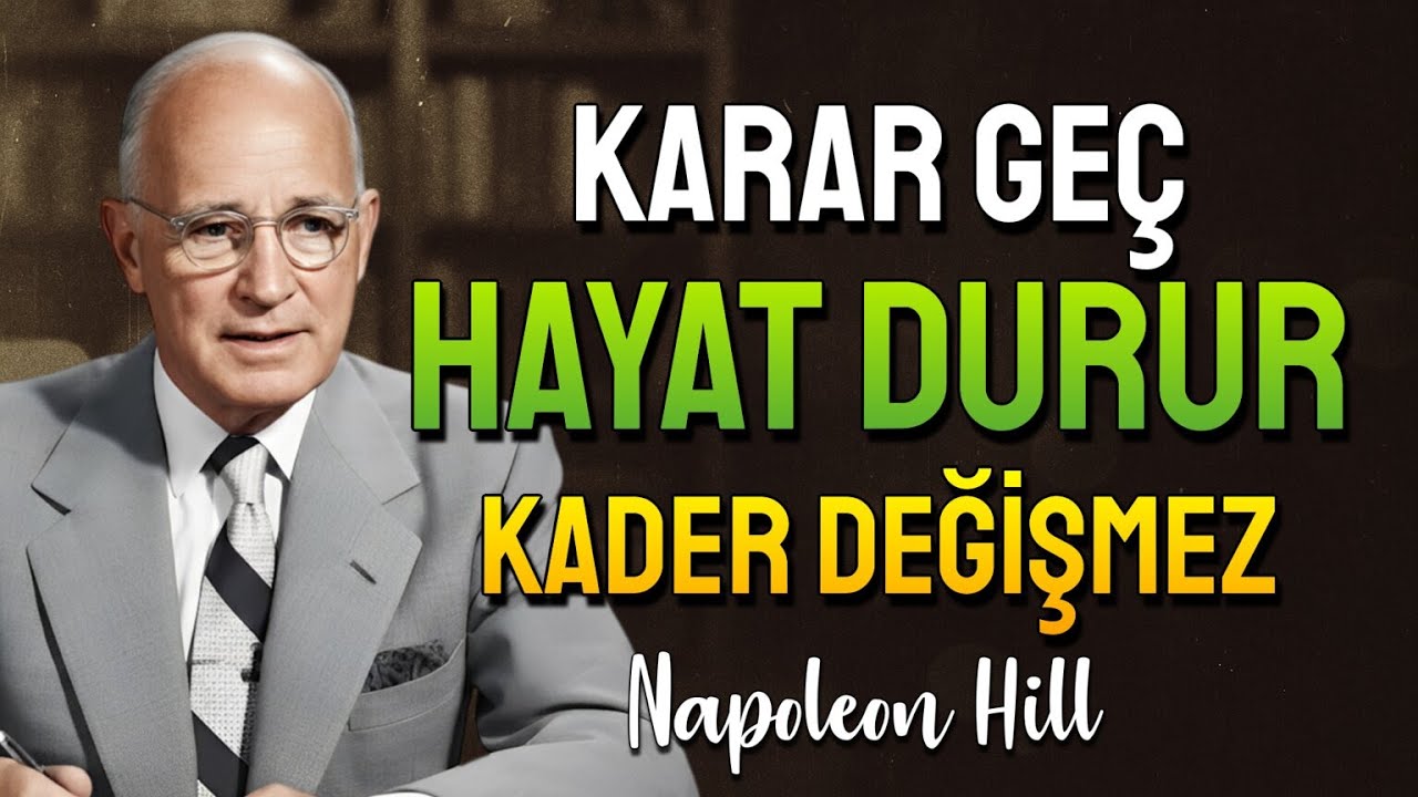 Hızlı karar vermeyi öğrenmeyen, sonsuza dek takılı kalır. (Napoleon Hill)
