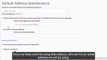 How To Set Your Default Address in CPanel