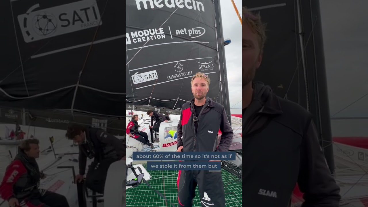 ⁣Luke Berry_sailing on wins the Ocean Fifty line honors 🏆 #RolexFastnetRace