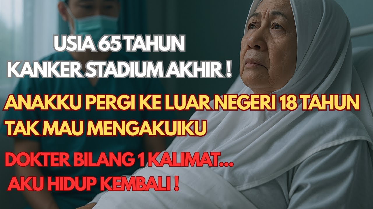 Usia 65 Tahun, Kanker Stadium Akhir... Anakku Pergi 18 Tahun dan Tak Pernah Mengakui Aku !