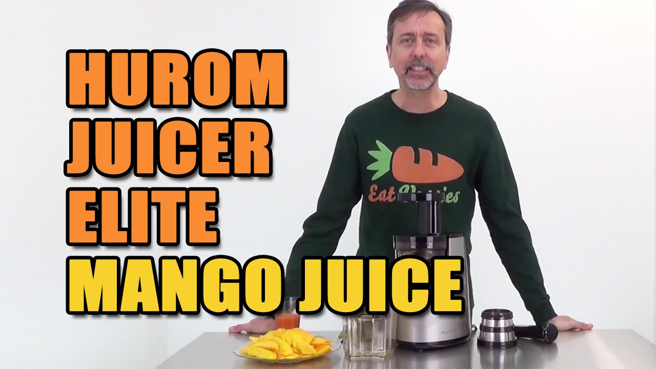 Hurom Juicer Elite Mango Juice - YouTube