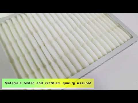 synthetic fiber pre filter product video