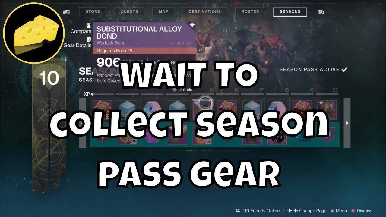 Wait to Collect Season Pass Gear