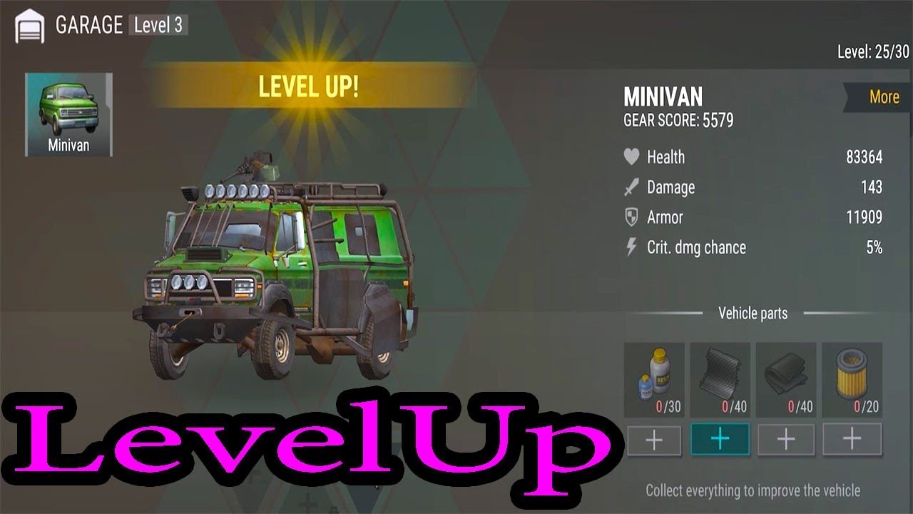 MINIVAN LEVEL UP * LAST DAY ON EARTH * LDOE