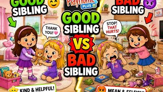 Good Sibling vs Bad Sibling: Family Roleplay Guide  😇😈 | My PlayHome Plus 🏠👧 screenshot 3