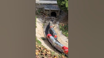 Telachapi Loop in G-Scale Southern Pacific & Santa Fe Trains