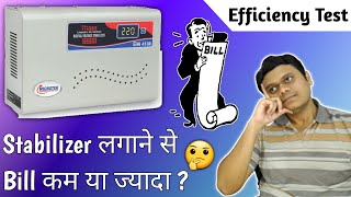 [Hindi] Do Stabilizers ACTUALLY Save Power Truth & Marketing Lies | Conversion Loss measured LIVE