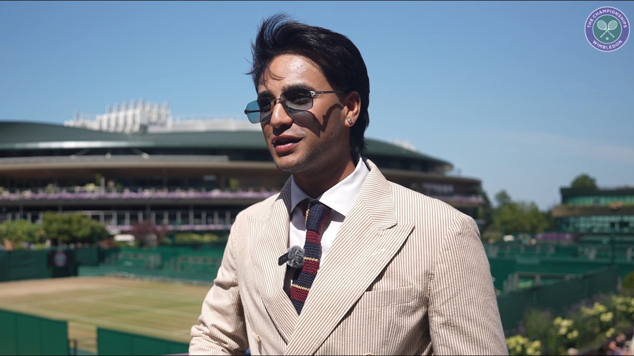 Indian cricketer and T20 World Cup Champion Abhishek Sharma visits Wimbledon