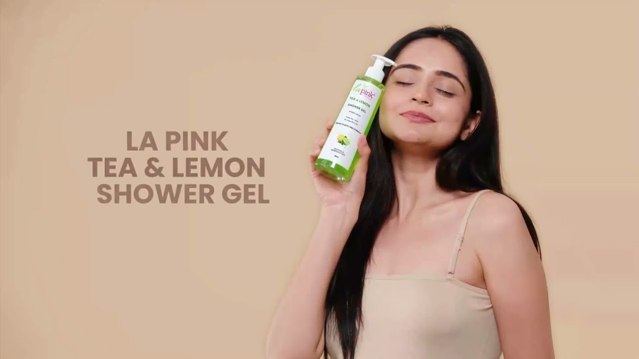 La Pink Tea & Lemon Shower Gel – 100% Microplastic Free | Refresh & Rejuvenate Your Skin