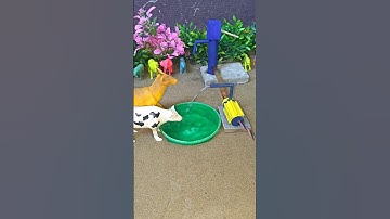 diy mini tractor video making mini water pump science project #shorts #ytshorts #tractor #cartoon