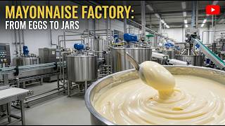 Inside Mayonnaise Factory – Full Production Process in 8K