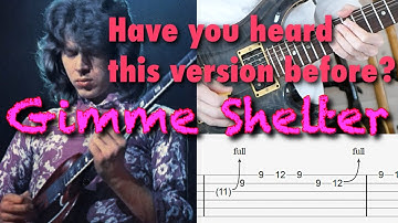 Gimme Shelter Best version Ever! Mick Taylor Cover TABs - The Rolling Stones 1972 Philadelphia