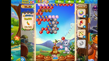 Forest Rescue bubble pop level 70