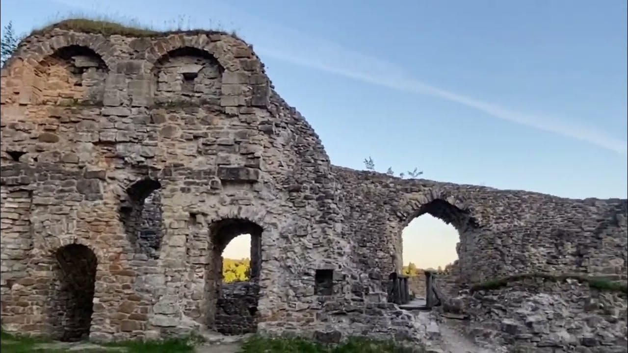 Топ достопримечательность Латвии / Руины Кокнесского замка / Koknese Castle Ruins