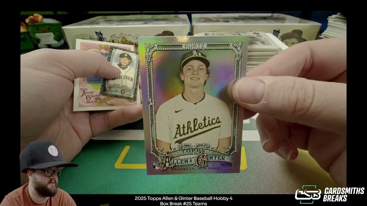 2025 Topps Allen and Ginter Baseball Hobby 4 Box Break #25