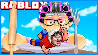 A Vovó Do Mamute Ficou Maluca No Roblox - Escape Grandmas House