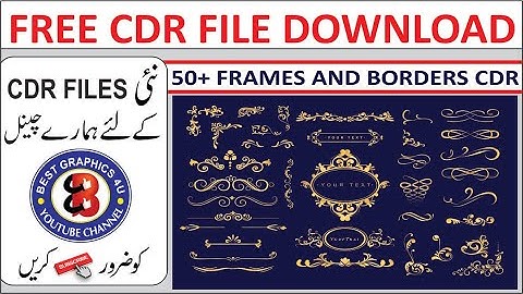 Frames And Border Designs | 50+ Free Design Templates | 2020 Free File CDR Download