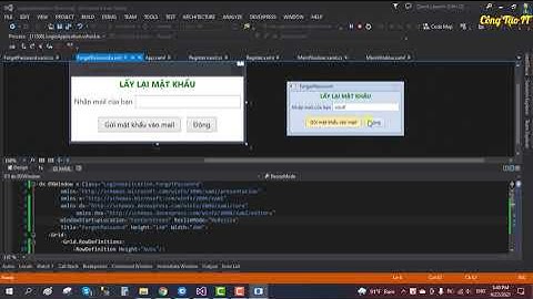 LẬP TRÌNH C# || #31 -  Code form quên mật khẩu WPF C#