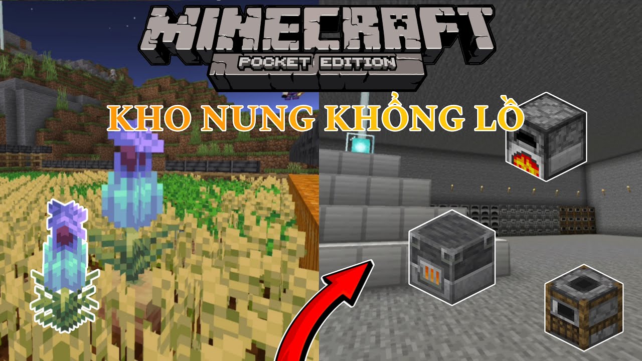 SINH TỒN MINECRAFT PE 1.20 | TẬP 18 | XÂY DỰNG MỘT KHO NUNG KHỔNG LỒ ...