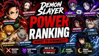All Breathing Styles Ranked Weakest to Strongest | Demon Slayer Explained(@AnimeFeverYT003)