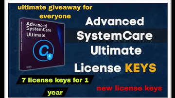 Iobit advanced systemcare 18 pro 7 ultimate Key